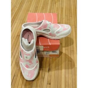 EASY SPIRIT Tie Dye Bow3 Backless Cut-out Sneaker Traveltime Sz 7 W NEW $69